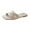Beige, variant on Anuirheih Slip on Sandals Women,Women's Flat Shoes Ladies Beach Sandals Summer Non-Slip Causal Slippers(Black)