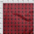 thumbnail image 2 of oneOone Silk Tabby Fabric Check Ikat Print Fabric By Yard 42 Inch Wide, 2 of 4