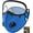 Blue, variant on Full Face Dust Mask for Yard Work, Gardening Mask with Clear Shield Lens and Replaceable Filter, Outdoor Lawn Mowing Leaf Blowing Mask