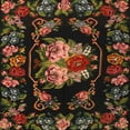 thumbnail image 1 of Ahgly Company Indoor Square Traditional Red Medallion Area Rugs, 4' Square, 1 of 6
