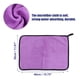 thumbnail image 5 of 6uds Microfibra Secado Toalla Para Coche 30 x 40cm 600GSM Gris Púrpura, 5 of 7