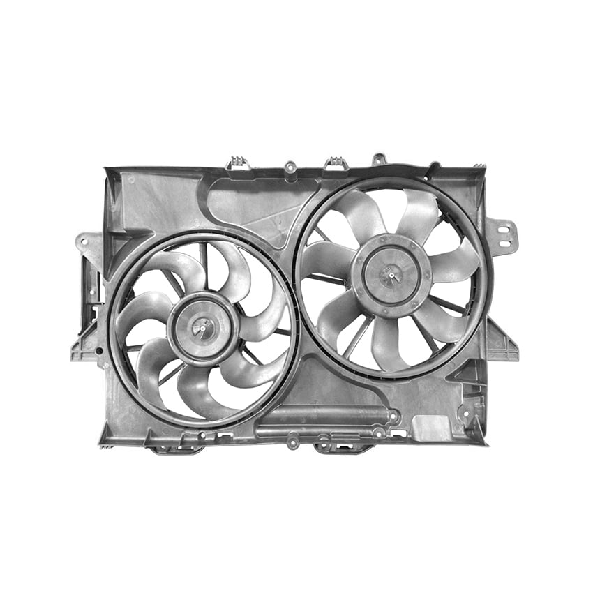 NEW DUAL RADIATOR AND CONDENSER FAN FITS CHEVROLET EQUINOX 2015-2017 22780241