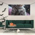 thumbnail image 2 of Pofeuu Cat Astronaut In Space Print Colorful Yard Festival Banner Sign Party Outdoor & Indoor Party Decoration Banne Festival Yard Sign-Small, 2 of 8
