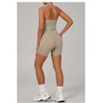 thumbnail image 4 of SKQIT Workout Sets for Women 2 Piece Seamless Halter Sports Bra Scrunch Butt Impact Shorts Gym Yoga Outfits, 4 of 7