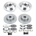 thumbnail image 3 of PowerStop Front and Rear Z26 Street Warrior Carbon-Fiber Ceramic Brake Pad and Drilled and Slotted Rotor Kit Fits: HYUNDAI Select Models K5923-26, 3 of 9