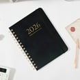 thumbnail image 2 of A5 Schedule Planner 2025 July To 2026 With Date Notes 140 Page Faux Leather Cover Coil Bound, 2 of 6