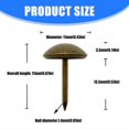 thumbnail image 3 of Strong 200Pcs Metal Decorative Furniture Nails 11x17mm Style Tacks Upgrades for Bed Frame & Cabinet Repair, 3 of 4