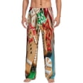 thumbnail image 1 of Fotbe Christmas Cookies Pantalones de Pijama para Hombre, Pantalones de Dormir, Pantalones de Casa con Cintura Ajustable y Bolsillos-X-Large, 1 of 6