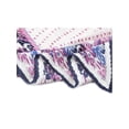 thumbnail image 4 of INSPIRE CHIC Bufanda de Cuello con Pliegues, Lunares, Flores y Rombo Púrpura, 4 of 6