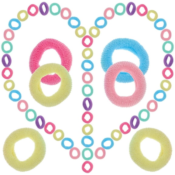 80 Pcs Fabric Baby Hair Bands for Infants Children's Tie Elastic Headband Girl Toddler