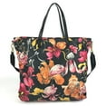 thumbnail image 2 of Pre-Owned Prada Floral Triangle Logo Plaque Handbag/Shoulder Bag/Tote Bag in Leather... (Good), 2 of 18