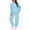 08# Sky Blue, variant on Two Piece Sets for Women Fall Fashion Sweatsuit Set Hoodie Sweatshirt Sweatpants Lounge Set Casual Outfits Black M