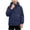 Navy, variant on Boys' Waterproof Windbreaker Boys Zip Up Hooded Rain Jacket with Pockets Stand Collar Windproof Raincoat 2-12 Years