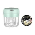 thumbnail image 3 of Garlic Grinder USB Electrical Spice Chopper Portable Garlic Shredder Kitchen Vegetable Chili Meat Grinder Kitchen Tools Green, 3 of 9