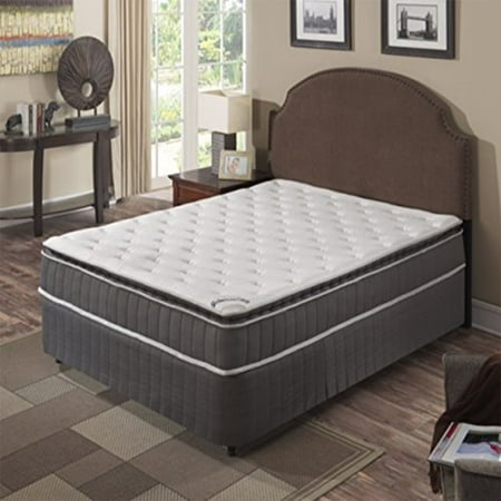 Wayton Medium Firm Pillow Top 10 Innerspring Mattress And 8 Wood