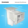 thumbnail image 2 of Hayward SP1084 Auto Skim Series Automatic Pool Skimmer Cleaner with 2 Inch FIP, 2 of 9