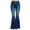 Blue, variant on Fjofpr Clearance Clothing Womens Jeans Flare Legs Clearance High Waisted Jeans for Women Womens Jeans Trendy Fall 2024 Women's High Waist Jeans Button Tassel Pants Trousers-bottom Pants