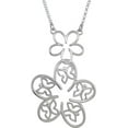 thumbnail image 1 of Floral & Butterfly Design 18" Necklace, 1 of 4