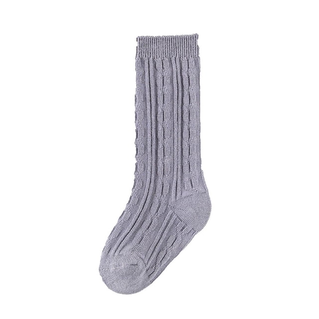 OUSITAID Kids Knitting Socks Spring Summer Sock Unisex Sports Sleep Home Over-Knee Solid Color