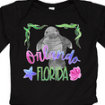 thumbnail image 4 of Inktastic Orlando Florida Cute Swimming Manatee Boys or Girls Long Sleeve Baby Bodysuit, 4 of 5