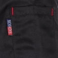 thumbnail image 3 of Chaqueta de chef con broches Chaqueta de panadero Camisa de chef de manga larga Chaqueta de trabajo Unisex Negro l Hugo chaqueta de chef hombres uniformes mujeres, 3 of 10