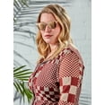 thumbnail image 5 of Foster Grant Women's Cat Eye Gold Adult Sunglasses Gold, 5 of 5