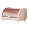thumbnail image 3 of Caja de almacenamiento de escritorio Entrada Portallaves Porta pan Almacenamiento de pan Pan de lujo rosa, 3 of 9