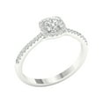 thumbnail image 2 of Imperial 1/2 Ct TDW Round Diamond Halo Engagement Ring in 10K White Gold (H-I, I2), 2 of 4