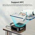 thumbnail image 3 of Nfc Wireless Transmitter Receiver Car Bluetooth-compatible 5.0 Adapter M6 Fm 3-in-1 Audio Adapter With Led Display, 3 of 9