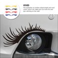 thumbnail image 6 of 4 Pairs Decor Car Decals for Women Car Eyelashes for Headlights Car Stickers Funny, 6 of 6