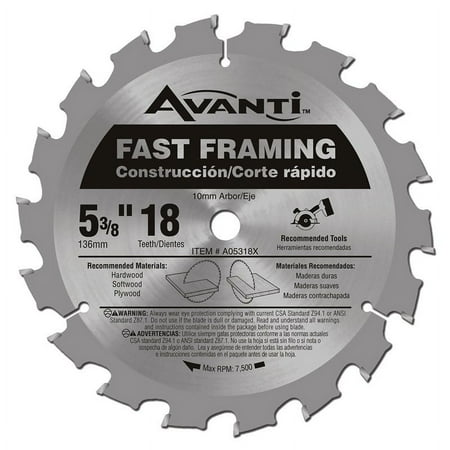 UPC: 0008925083993 | BLADE SAW FST FRMG 5-3/8INX18T