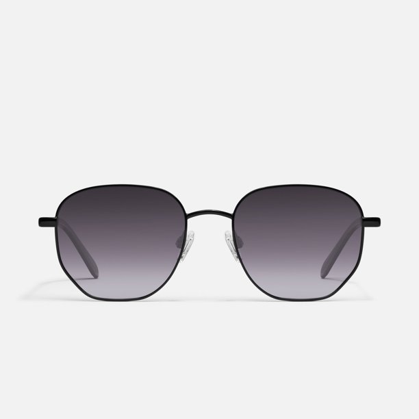 Quay Gafas de Sol Cuadradas Australia Big Time, Negro/ahumado