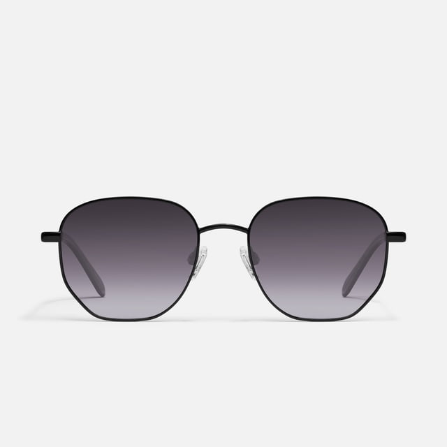Quay Gafas de Sol Cuadradas Australia Big Time, Negro/ahumado