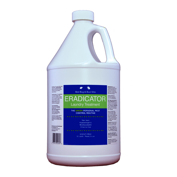 Bed Bug and Dust Mite ERADICATOR Laundry Treatment / 128 Ounce (1 Gallon) Bottle / NonToxic and