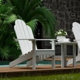 thumbnail image 3 of Wildridge Classic Adirondack Chair, White - Outdoor Weather Resistant Poly Furniture for Patio, 3 of 6