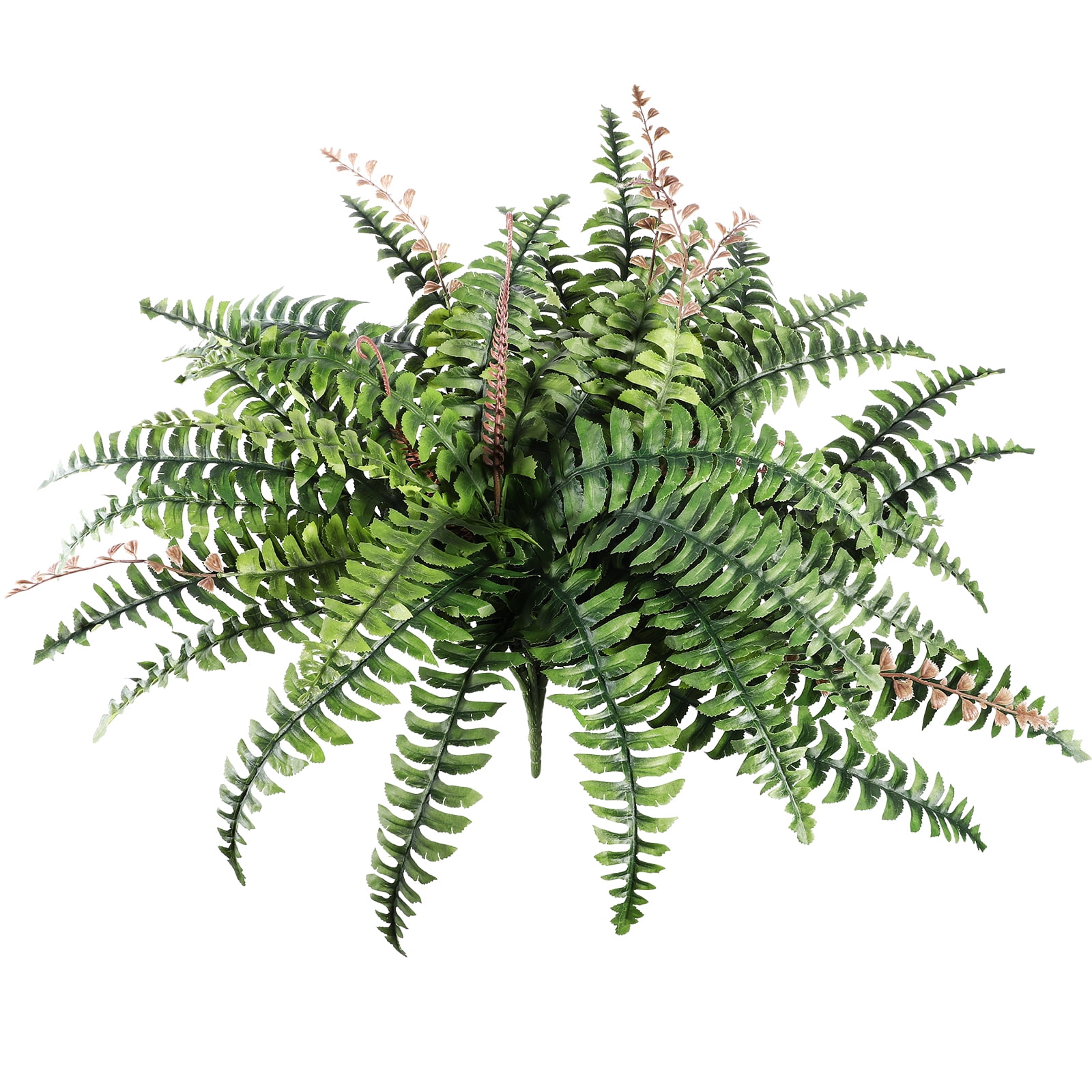 Poetree Artificial Ferns for Outdoors, 1 Pack Large Fake Ferns Faux