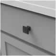 thumbnail image 6 of Hickory Hardware Bridges Traditional Square Cabinet Knob 1 in. Satin Nickel 1 pk, 6 of 7