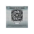 thumbnail image 2 of Thermaltake TOUGHAIR 310 170W TDP CPU Cooler, Intel/AMD Universal Socket (LGA 1200/1700), 120mm 2000RPM High Static Pressure PWM Fan with High Performance Copper Heat Pipes LGA 1700 Ready, 2 of 6