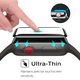 thumbnail image 2 of 2 Piezas Mica Cristal Templado Para Apple Watch Protector Levamdar 2033849-2, 2 of 8