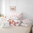 thumbnail image 6 of Manfei Winter Holiday 7-Piece Twin Bedding,Cute Xmas Christmas Elk Bedding Comforter Set,Xmas Reversible, 6 of 7