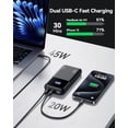 thumbnail image 4 of INIU Power Bank, 20000mAh 65W USB C Laptop Portable Charger, PD QC Fast Charging 3-Output External Battery Pack for Laptop MacBook Dell XPS iPad Tablet Steam Deck iPhone 16 15 14 Pro Samsung S22 etc, 4 of 5