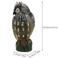 thumbnail image 4 of Prowler Owl Garden,Solar Powered Owl Hunting Prowler Owl Predator Decoy Streamlined Design, 4 of 7