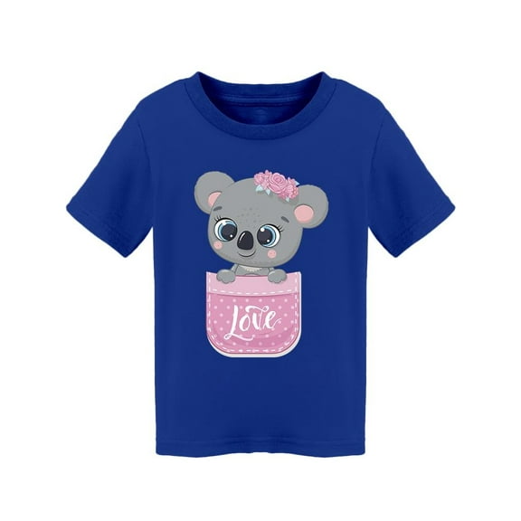 Baby Koala In Love Pocket T-Shirt Toddler -Image by Shutterstock,  5 Toddler