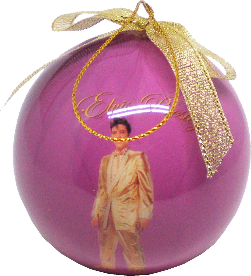 Elvis Presley Gold Lame' Christmas Tree Ornament [Pack of ...