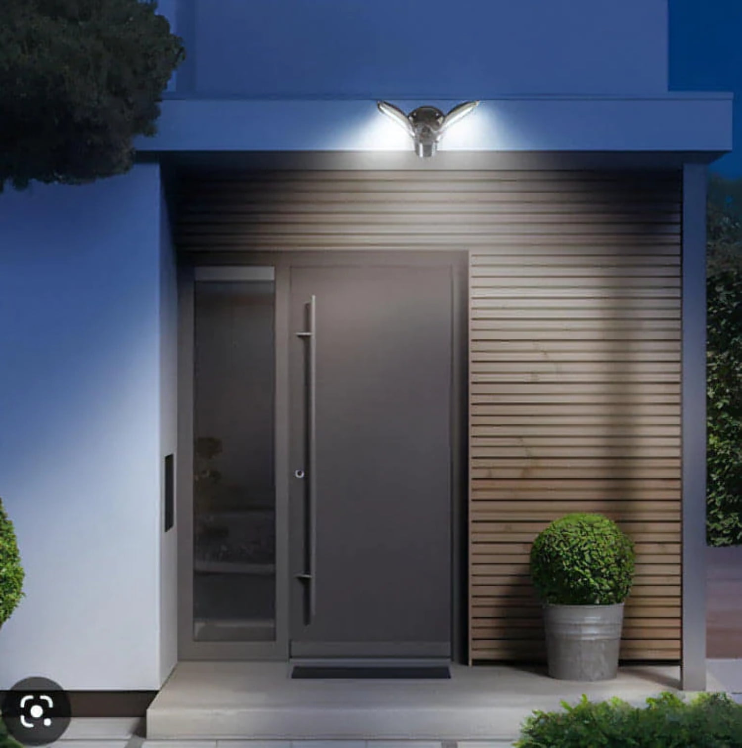 LED Twin Head Motion-Activated Flood Light