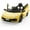 Yellow, variant on Eastvita 12V Luxury Ride-On Sports Car for Kids, Battery Powered, 2 Speeds, Remote Control, LED, Sound, Hydraulic Doors (Black/White)