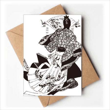 Japan Traditional Culture Kimono Greeting Cards You are Invited Invitations