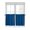 Blue Black, variant on Living Room Curtains 72 Inches length, Black White Plaid Window Treatment Curtain Drapes, Modern Simple Buffalo Check Gingham Light Filtering Drapes for Bedroom Laundry Room, 52"x72", 2 Panels