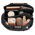 thumbnail image 3 of Bolsa de lona Barsine, mediana, ligera, con bolsillos, color negro, 3 of 6
