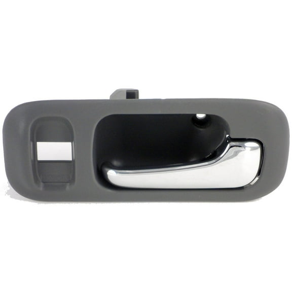 Dorman 82217 Front Passenger Side Interior Door Handle for Specific Honda Models, Chrome Lever; Gray Housing